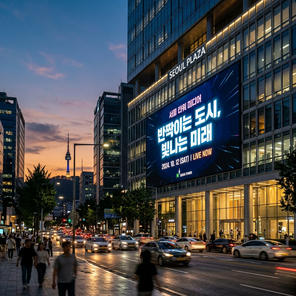 [LED전광판] 경남광고사 고선명 LED 전광판 제작 시공 포트폴리오